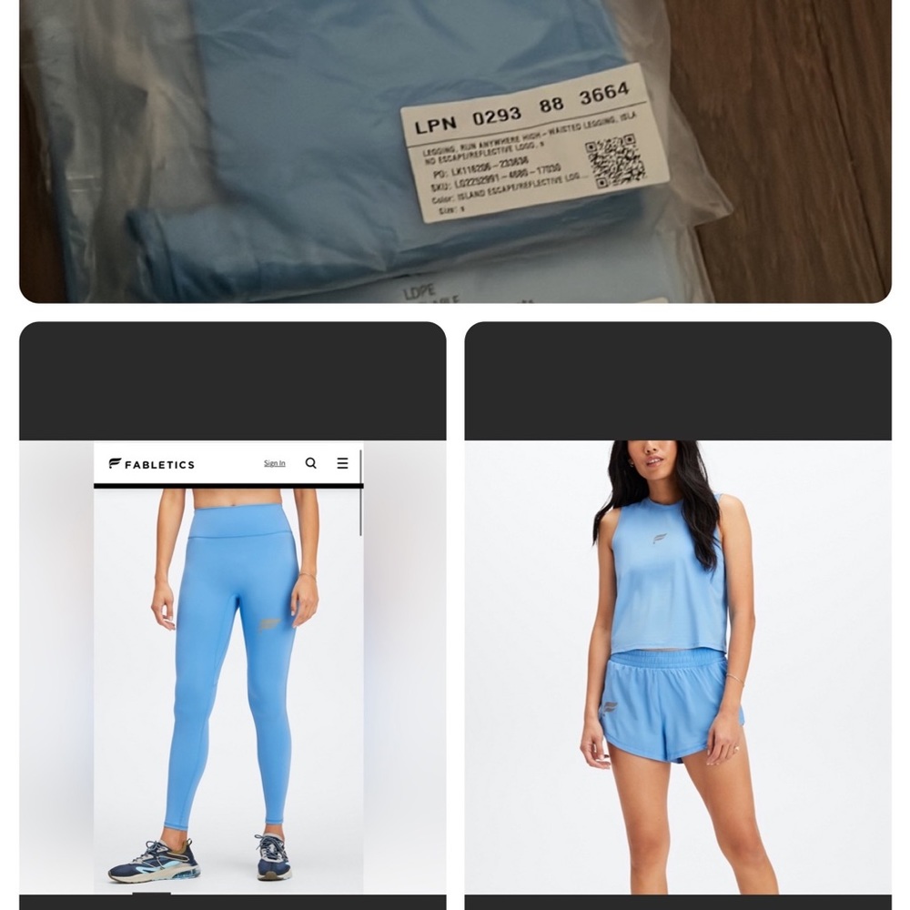 Fabletics legging run anywhere highwaisted legging & phoenix breathe muscle tank